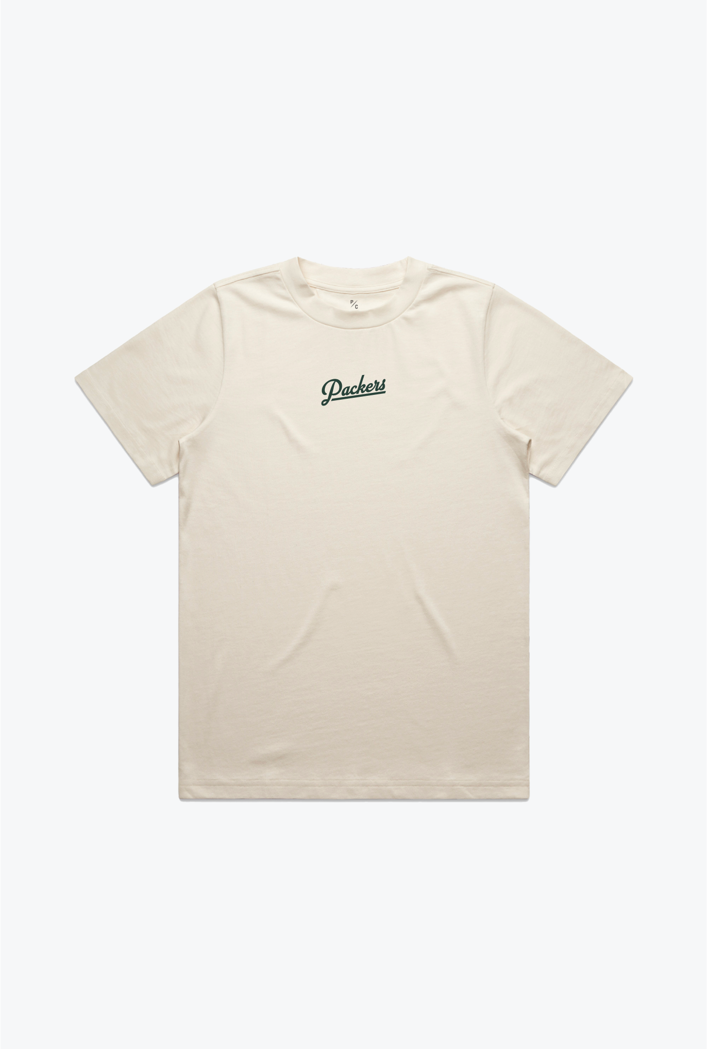 Green Bay Packers Women's Heavyweight T-Shirt - Natural