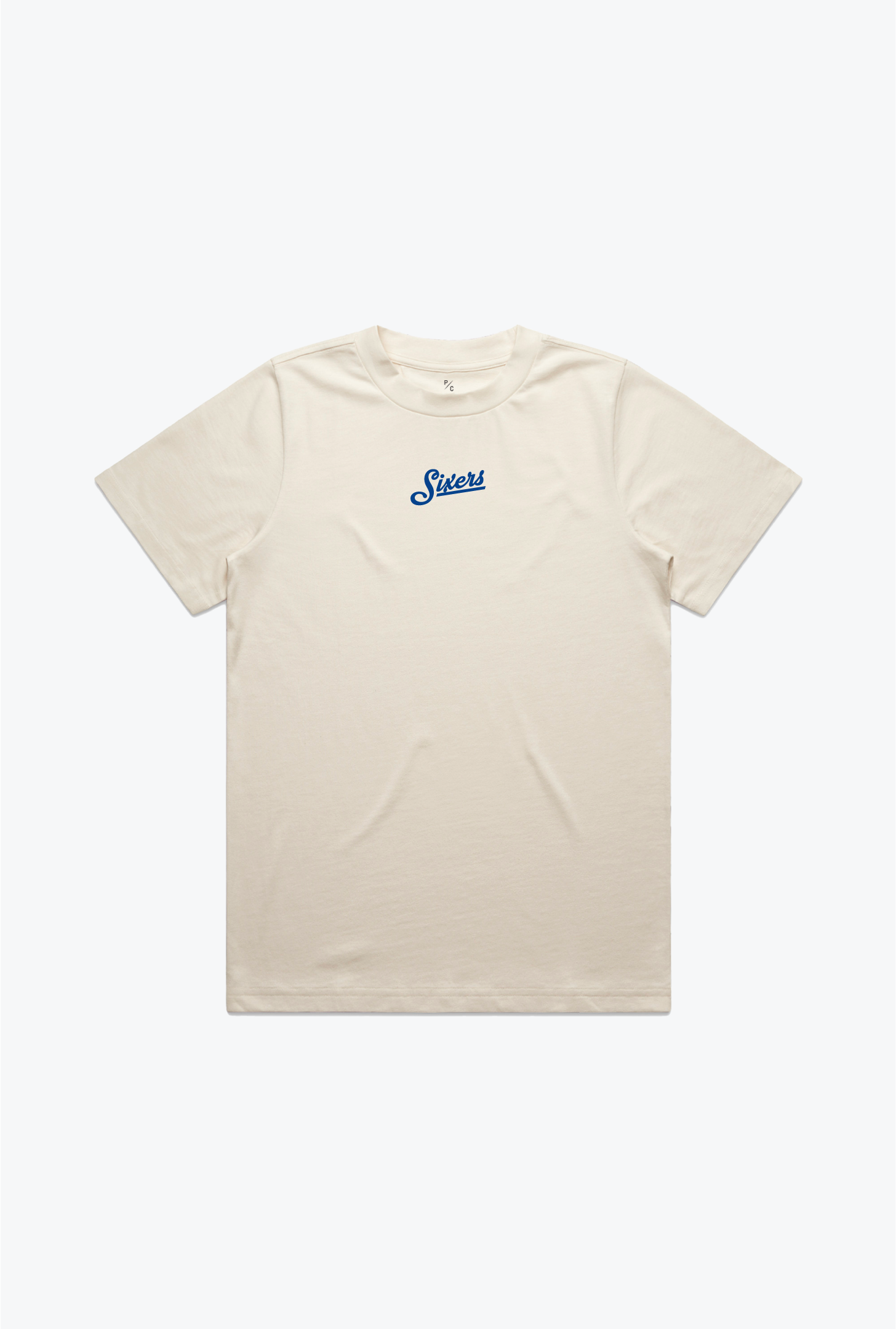 Philadelphia 76ers Women's Heavyweight T-Shirt - Natural