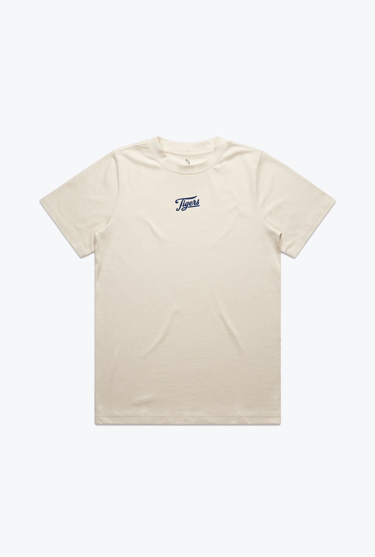Detroit Tigers Women's Heavyweight T-Shirt - Natural