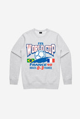 FIFA World Cup France 1998 Final Crewneck - Ash