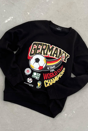 Pull ras du cou Germany Vintage - Noir