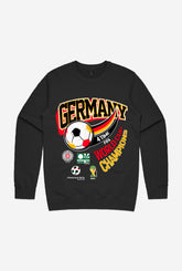 Pull ras du cou Germany Vintage - Noir