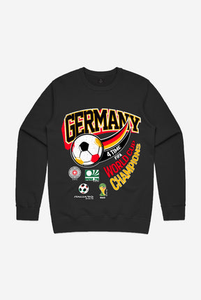 Pull ras du cou Germany Vintage - Noir