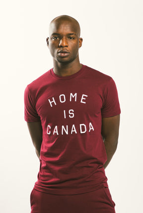 Home is Canada T-Shirt - Maroon