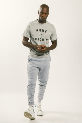 T-shirt universitaire Home is Toronto - Gris