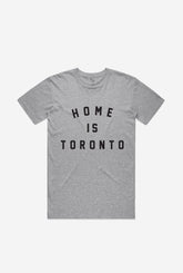 T-shirt universitaire Home is Toronto - Gris
