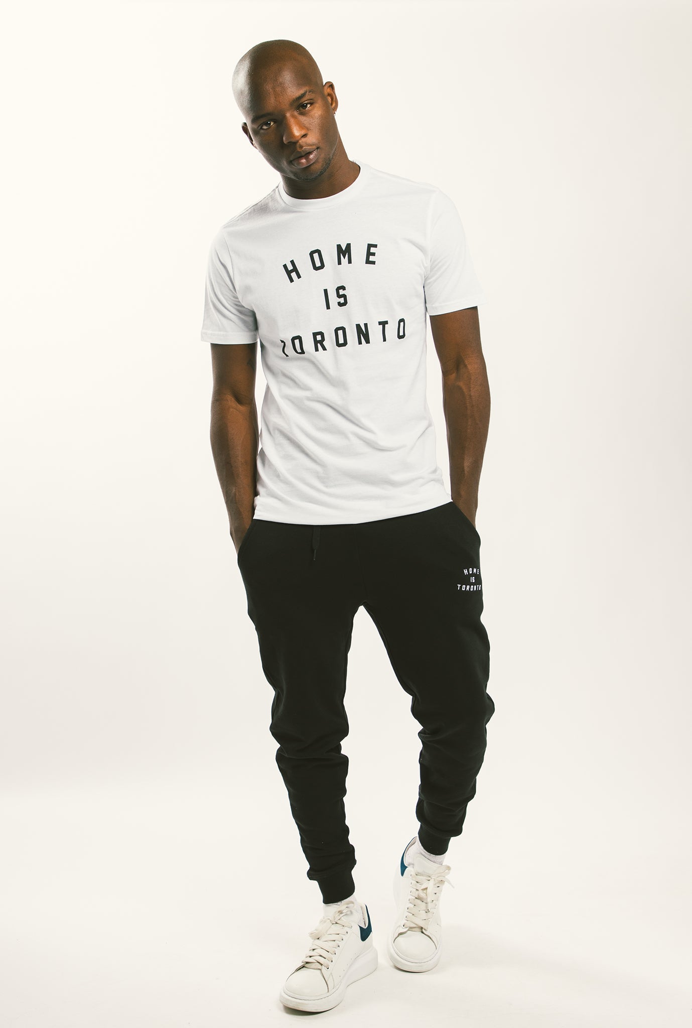 Home is Toronto Varsity T-Shirt - White