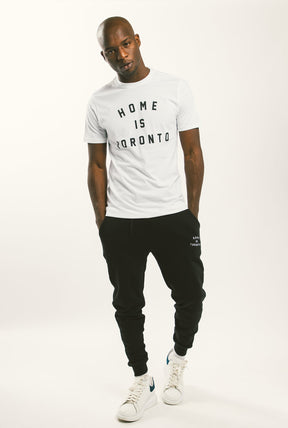 Home is Toronto Varsity T-Shirt - White
