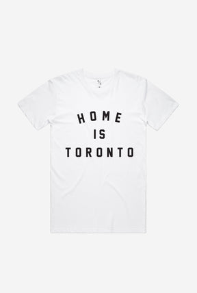Home is Toronto Varsity T-Shirt - White