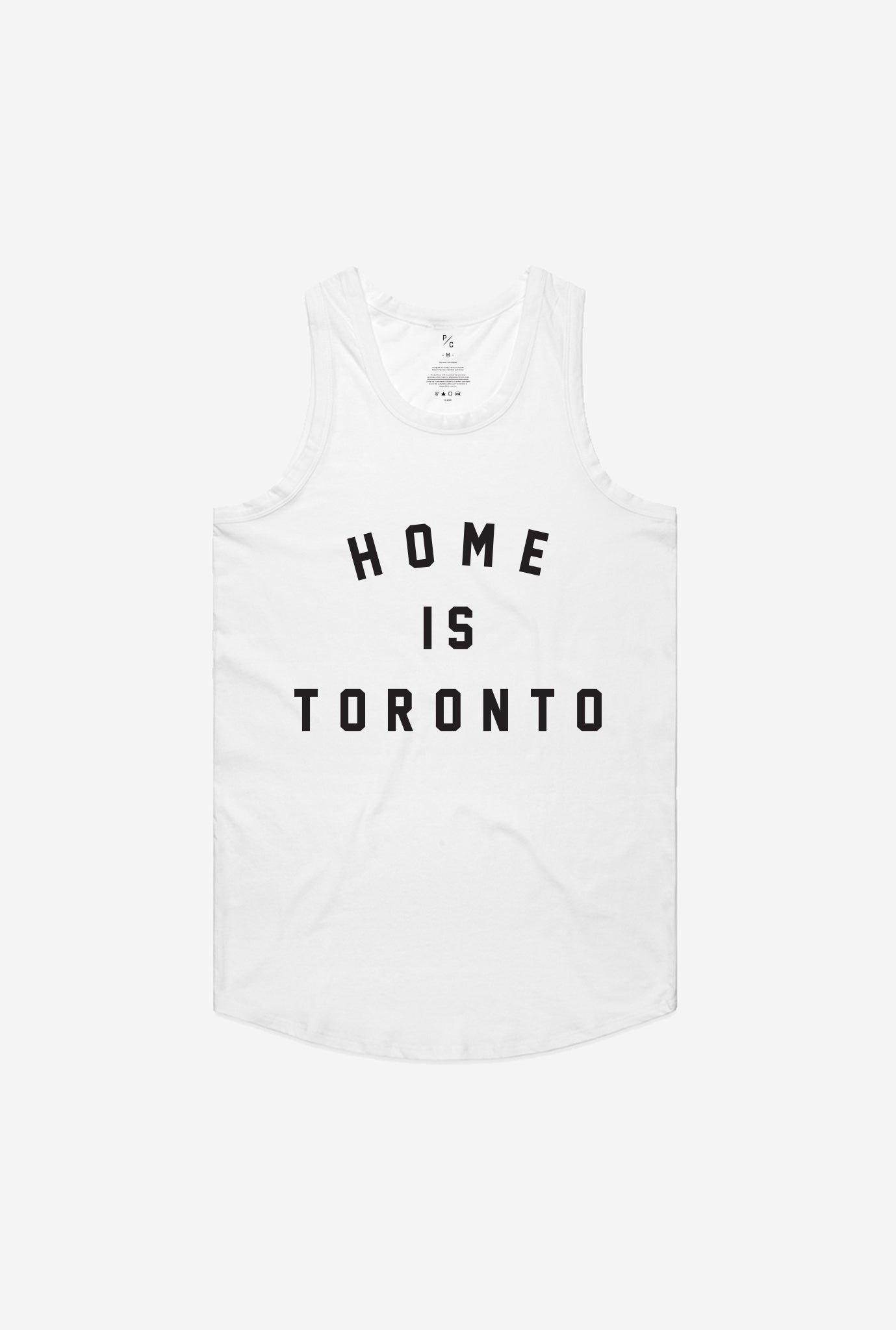 Home is Toronto Varsity Tank - White