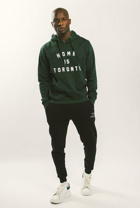 Home is Toronto Varsity Hoodie - Forest Green