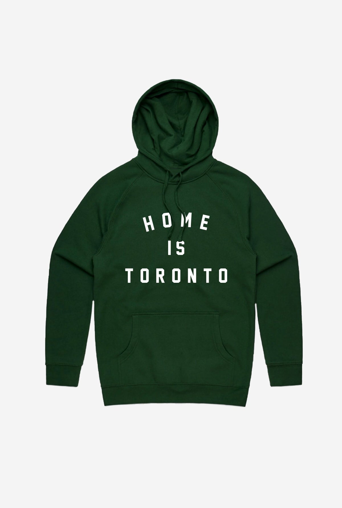 Home is Toronto Varsity Hoodie - Forest Green