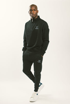 Home is Toronto Crescent 1/4 Zip - Noir
