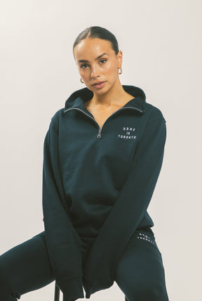 Home is Toronto Crescent 1/4 Zip - Navy