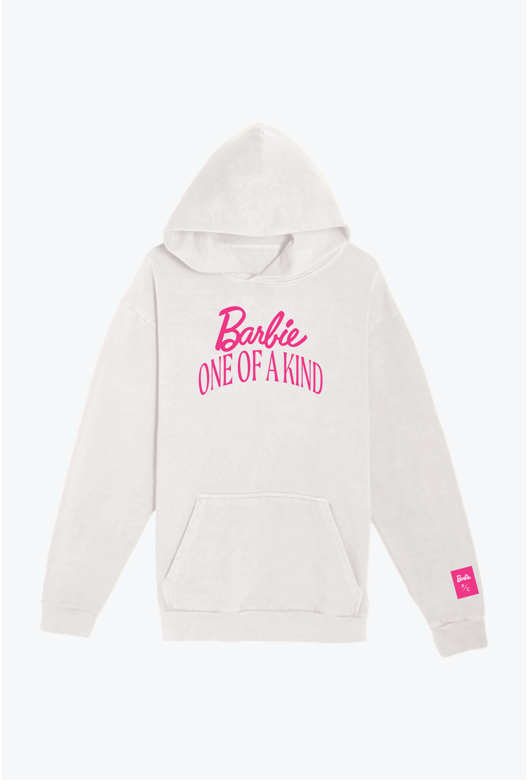 Barbie One Of A Kind Heavyweight Graphic Hoodie - White