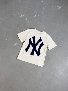 New York Yankees Women's Heavyweight T-Shirt - Natural