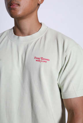 From Toronto with Love Heavyweight T Shirt - Pistachio