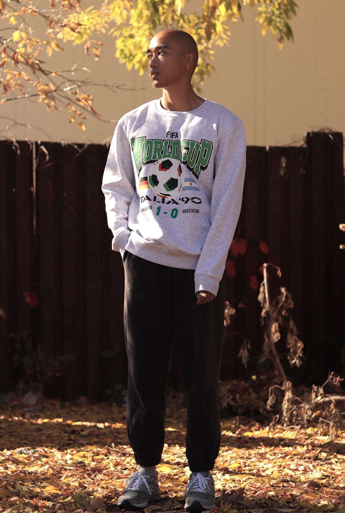 FIFA World Cup Italy 1990 Final Crewneck - Ash