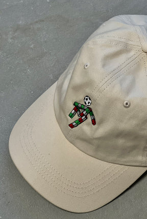 Casquette papa coupe du monde Italie 90 ivoire