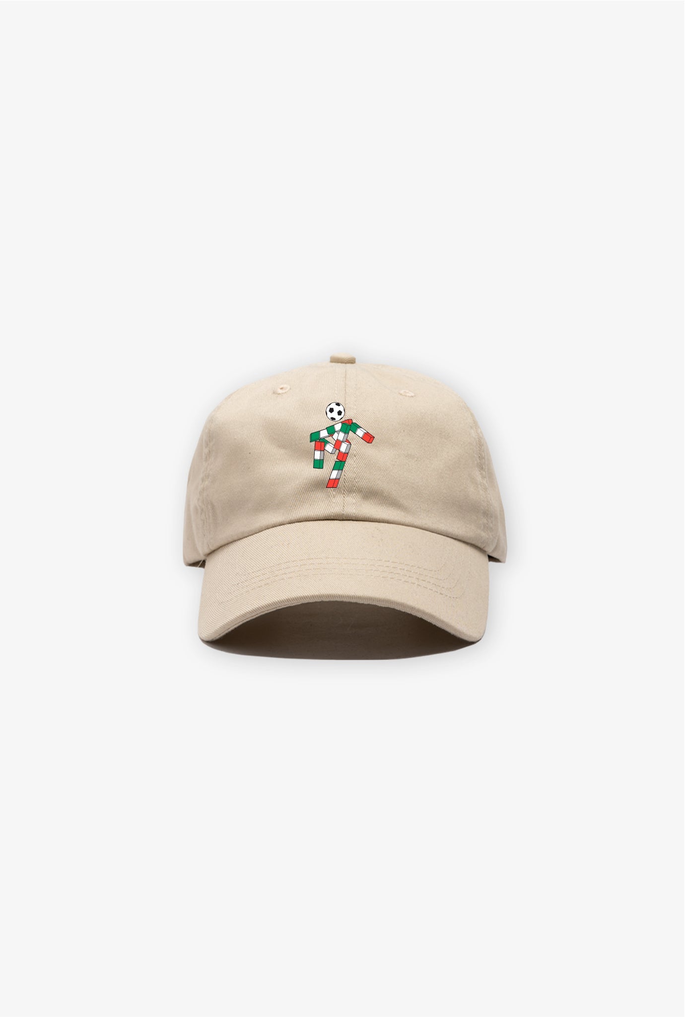 Casquette papa coupe du monde Italie 90 ivoire