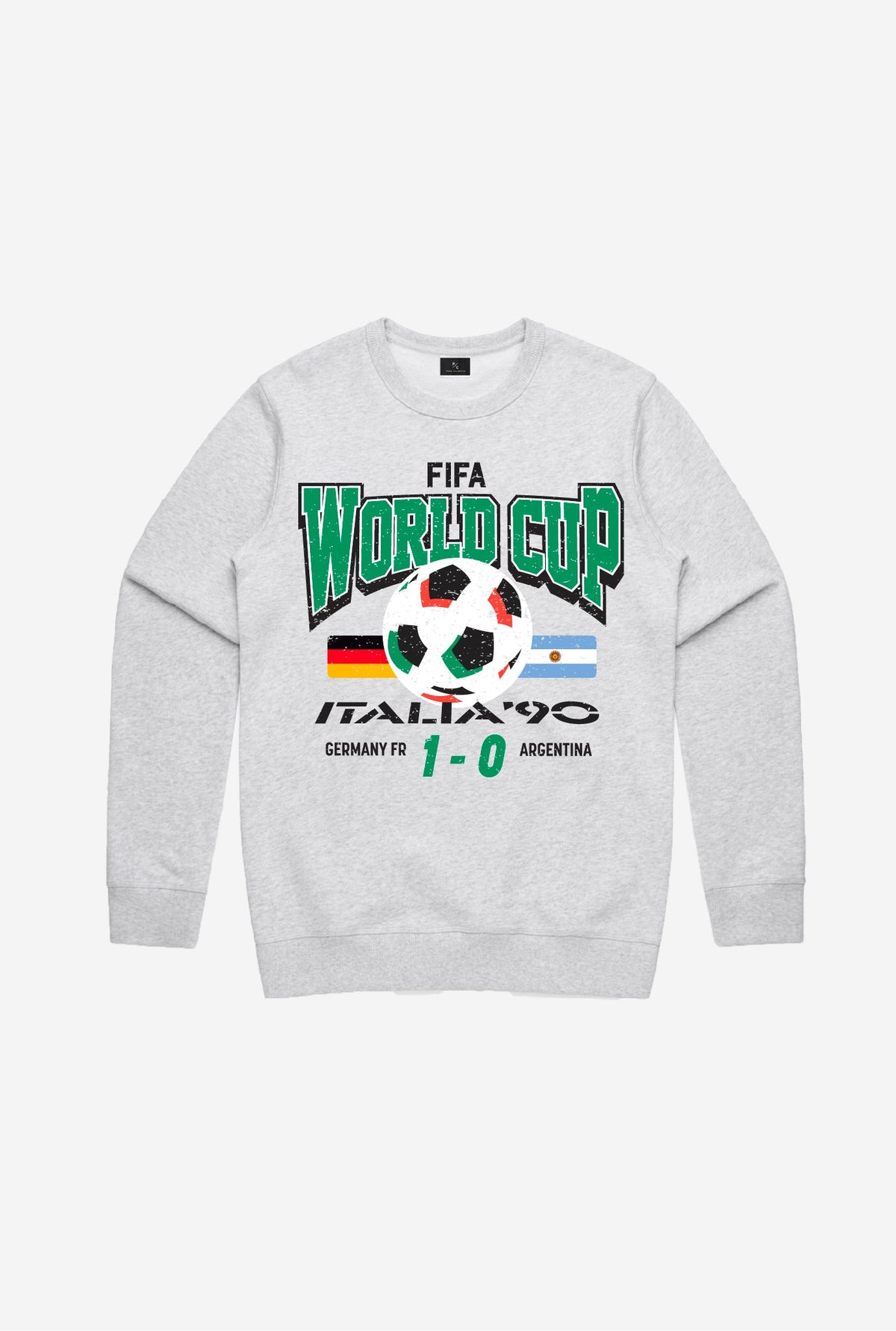FIFA World Cup Italy 1990 Final Crewneck - Ash