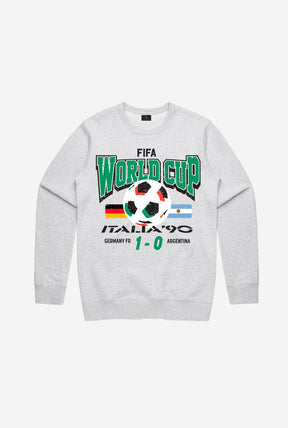 FIFA World Cup Italy 1990 Final Crewneck - Ash