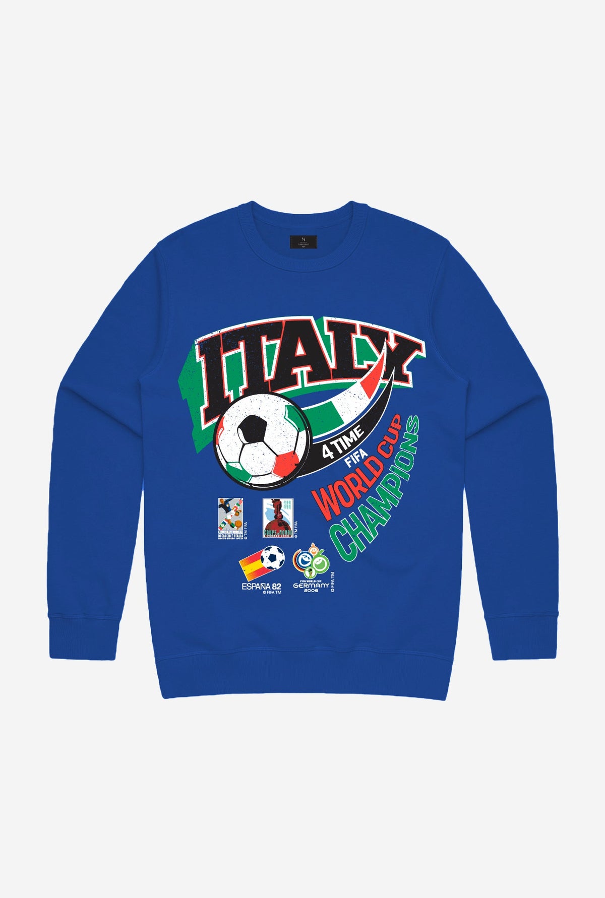 FIFA Historic World Cup Team Italy Crewneck - Blue