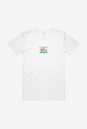 T-Shirt Kensington Market Car - Blanc