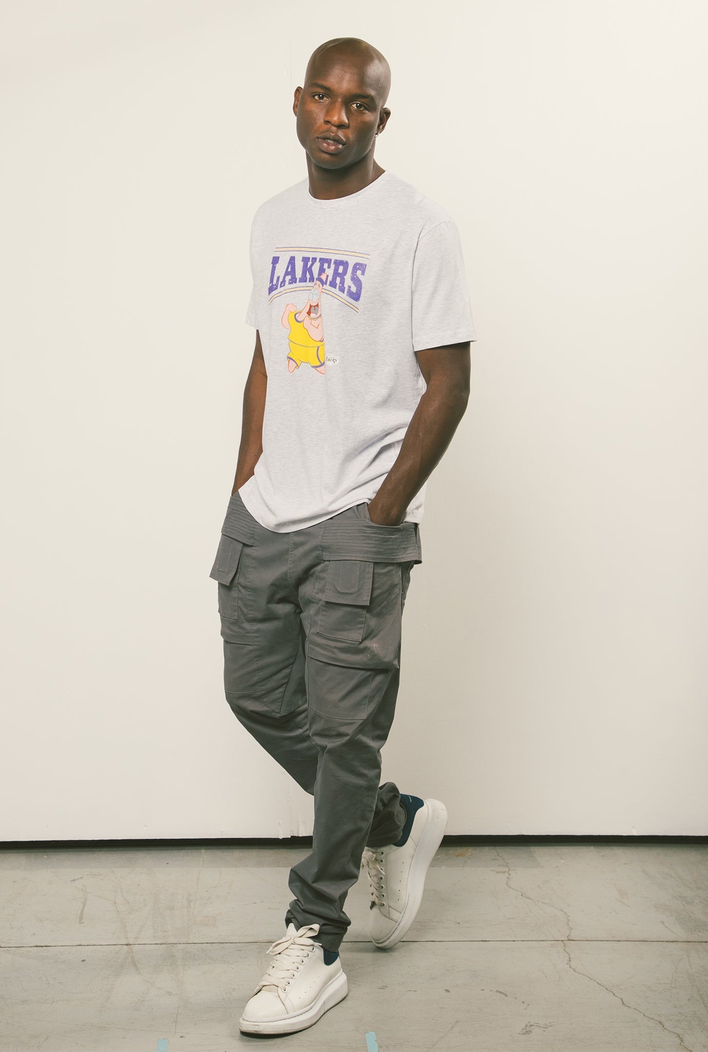 Los Angeles Lakers Patrick T-Shirt - Ash