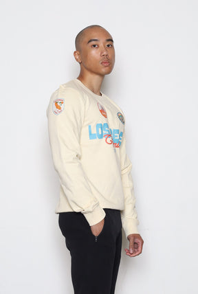 Los Angeles California Patch Crewneck - Ivory