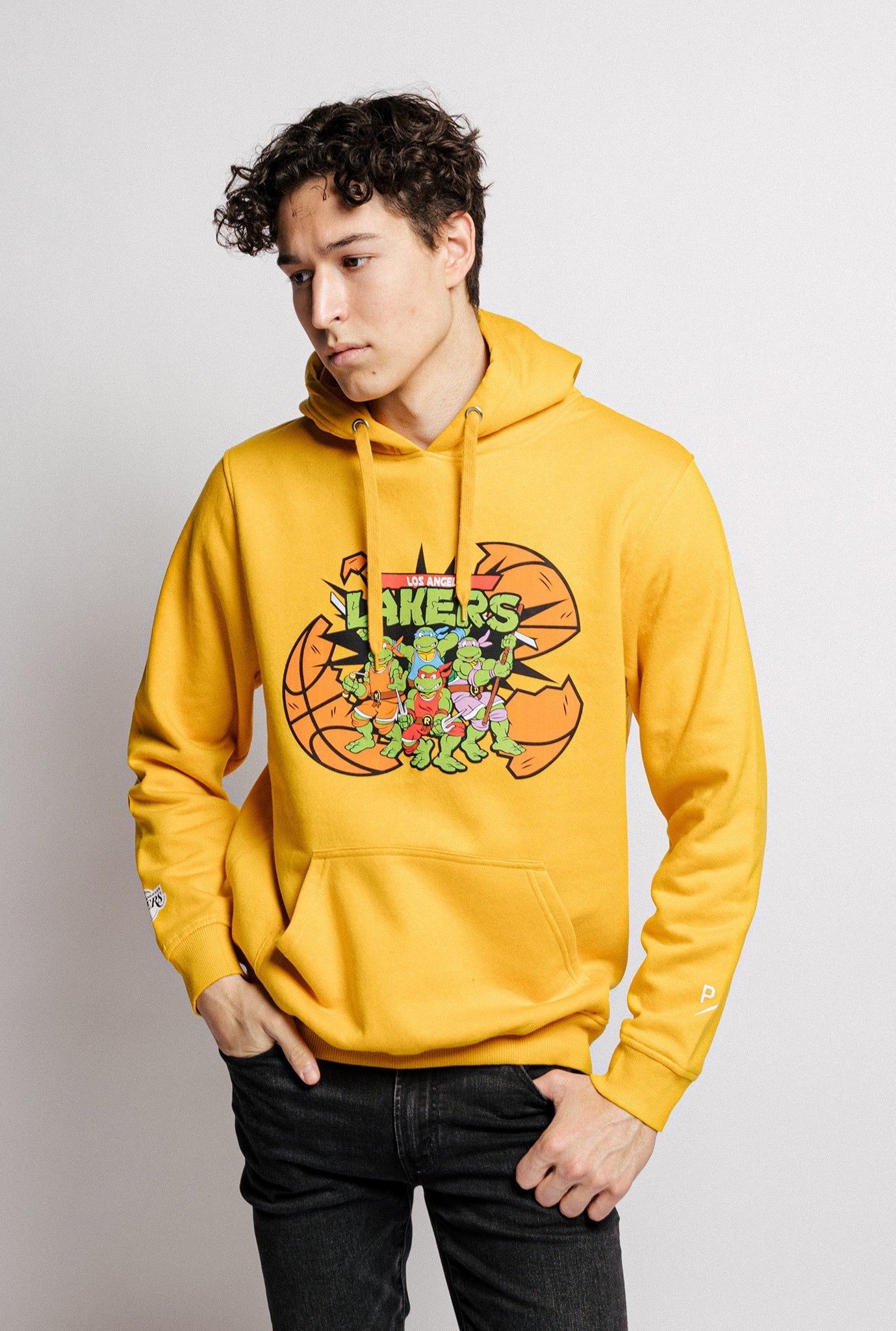Sweat à capuche P/C x TMNT Los Angeles Lakers - Jaune