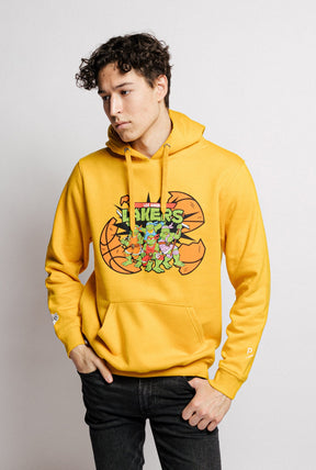 Sweat à capuche P/C x TMNT Los Angeles Lakers - Jaune
