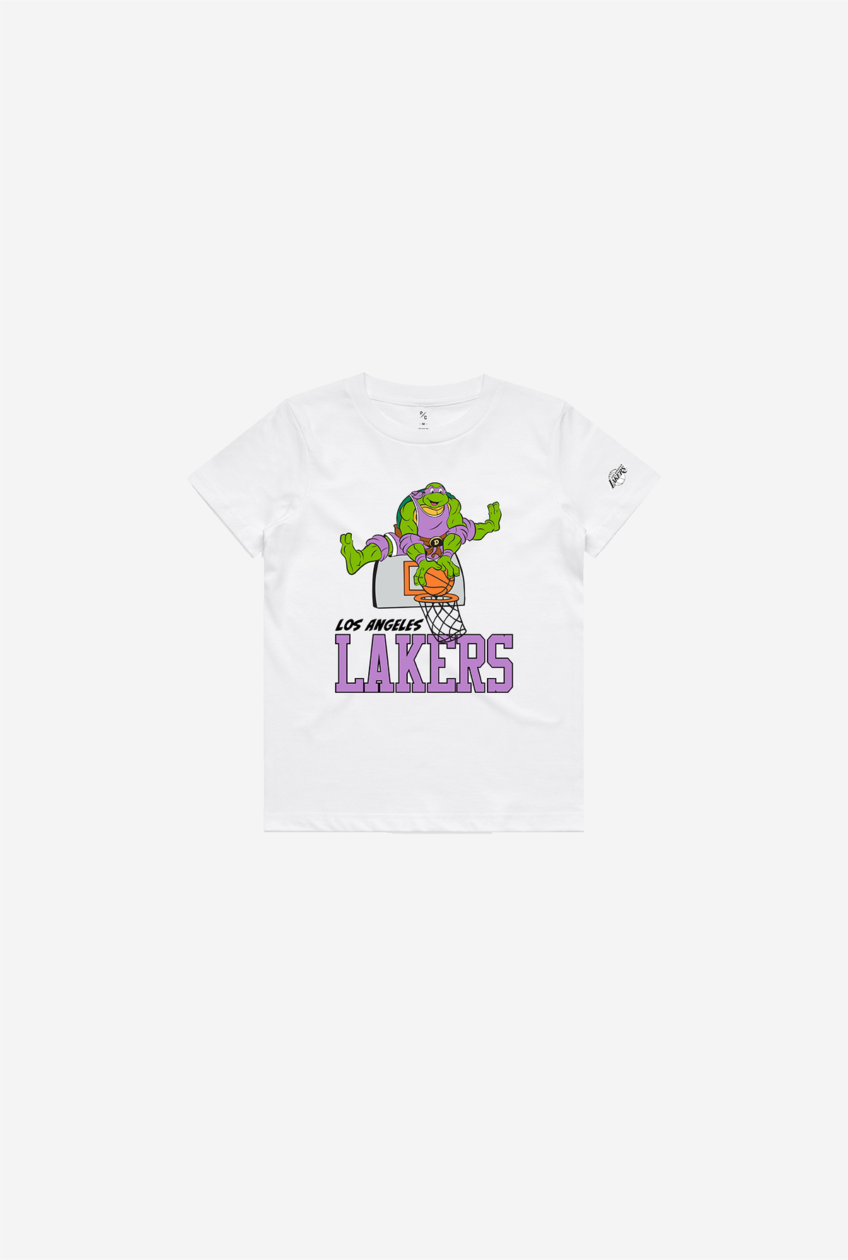 P/C x TMNT Los Angeles Lakers Kids T-Shirt - White