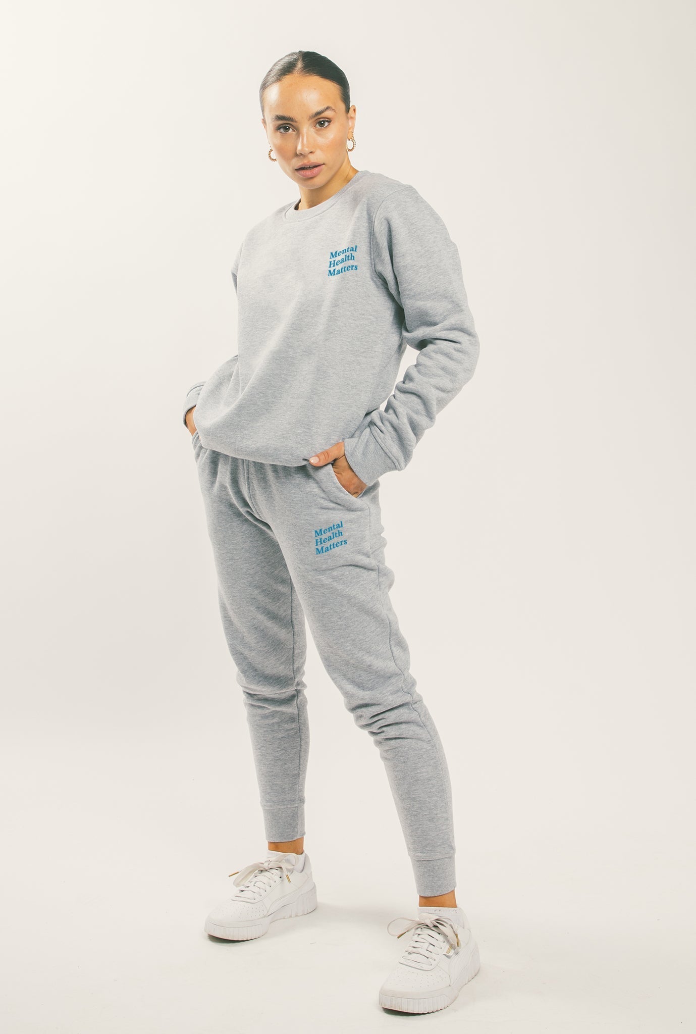 Mental Health Matters Crewneck - Grey