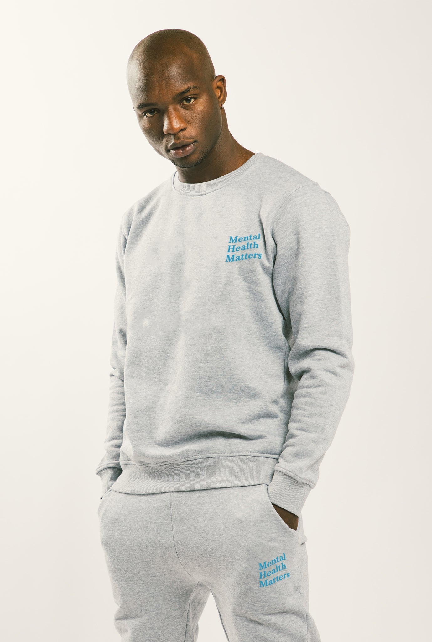 Mental Health Matters Crewneck - Grey