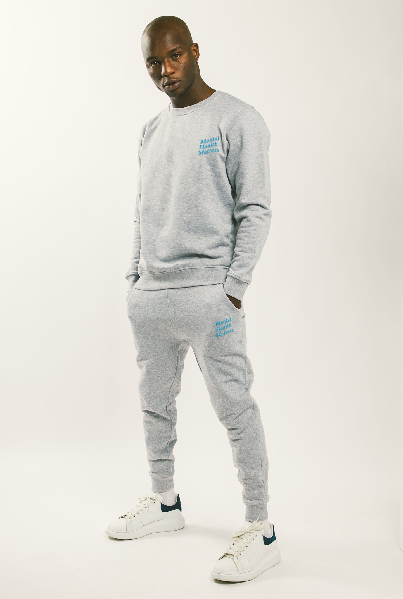 Mental Health Matters Crewneck - Grey