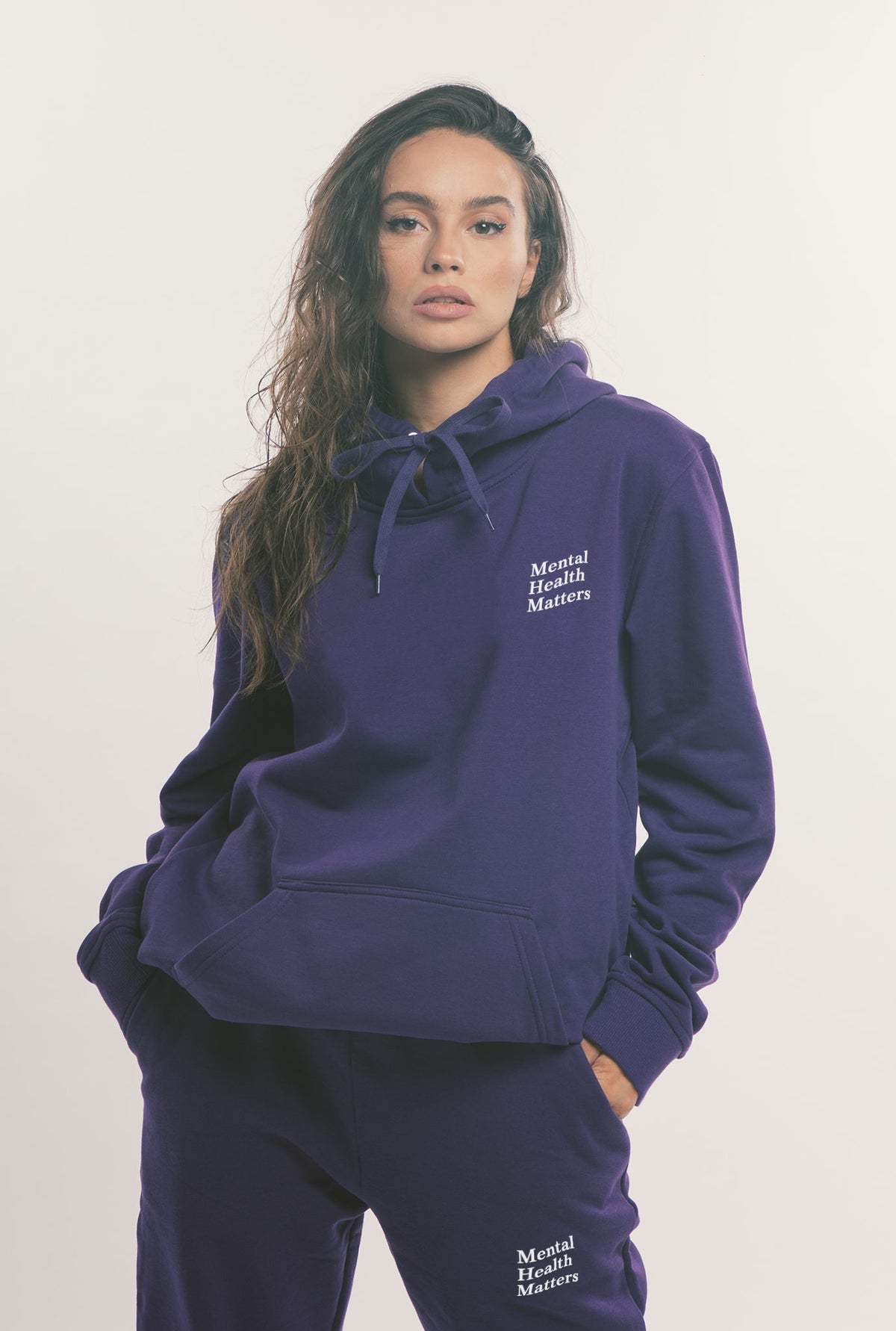 Mental Health Matters Hoodie - Purple