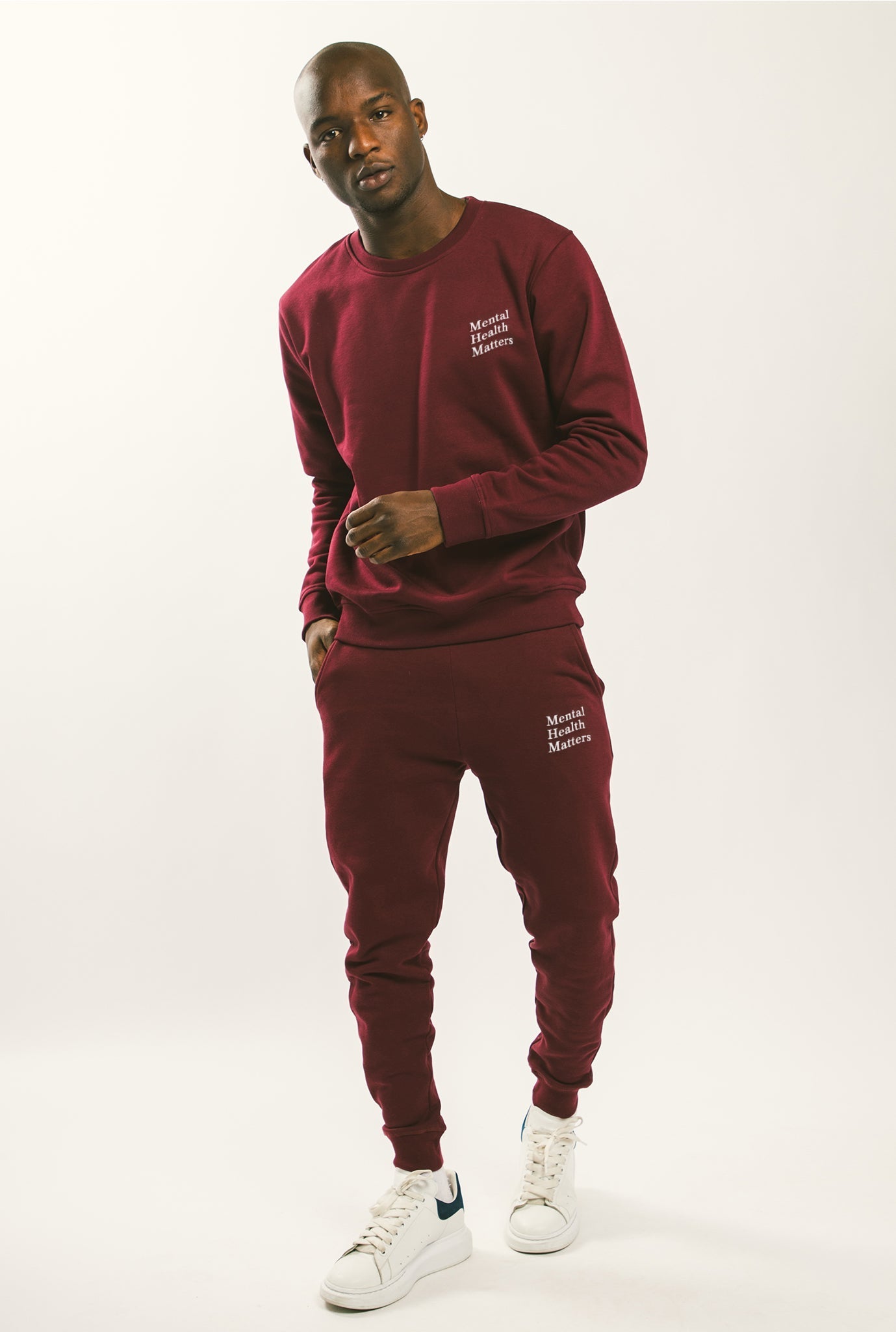 Mental Health Matters Jogger - Maroon