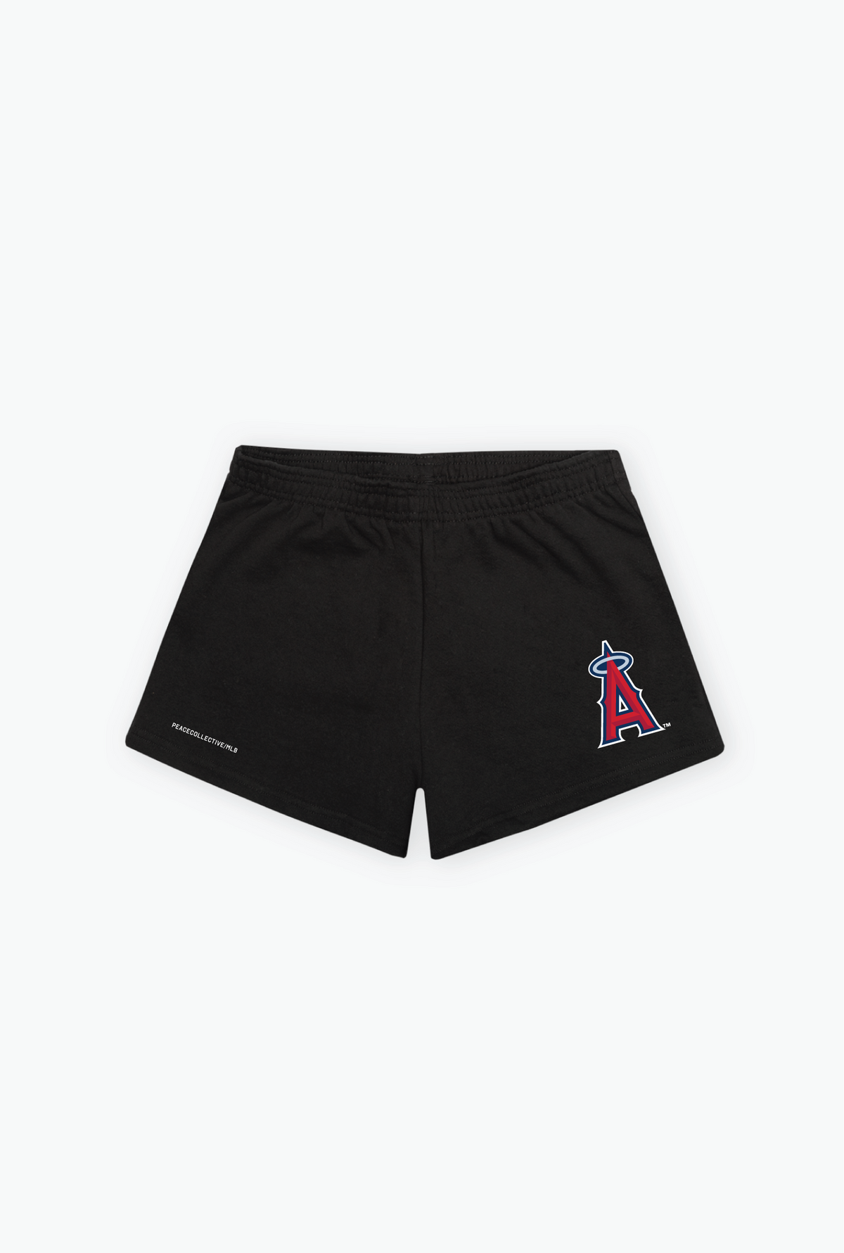 Los Angeles Angels Women's Fleece Shorts - Black