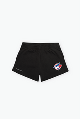 Toronto Blue Jays Women's Fleece Shorts - Black