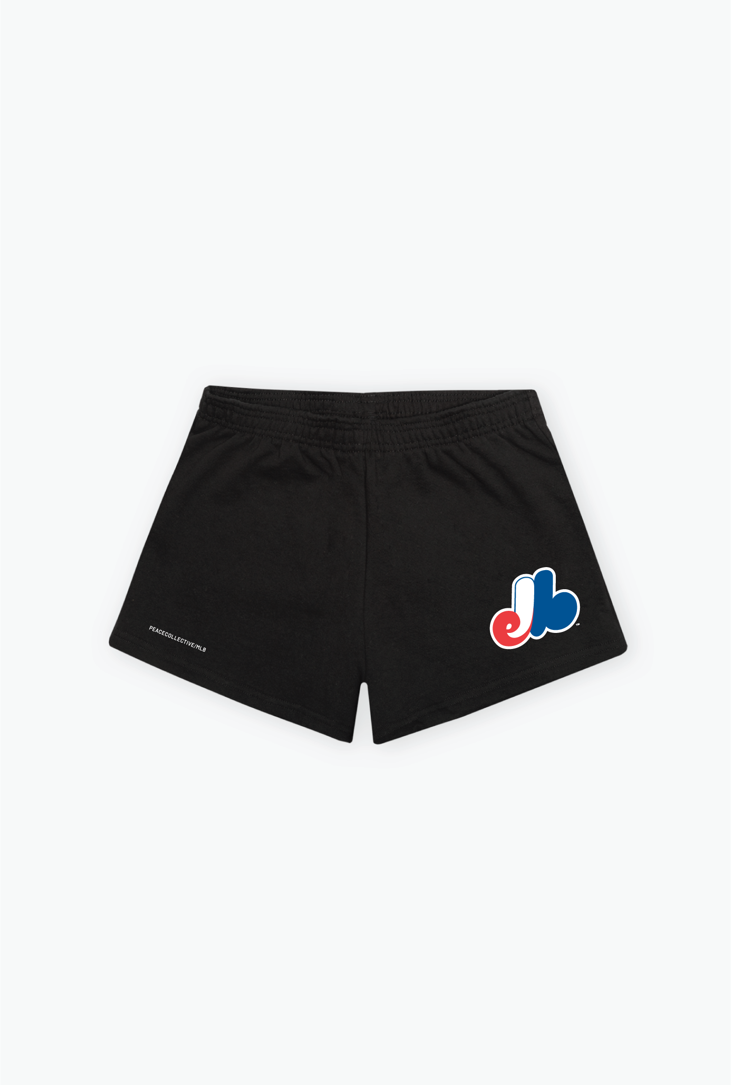 Montreal Expos Women's Fleece Shorts - Black