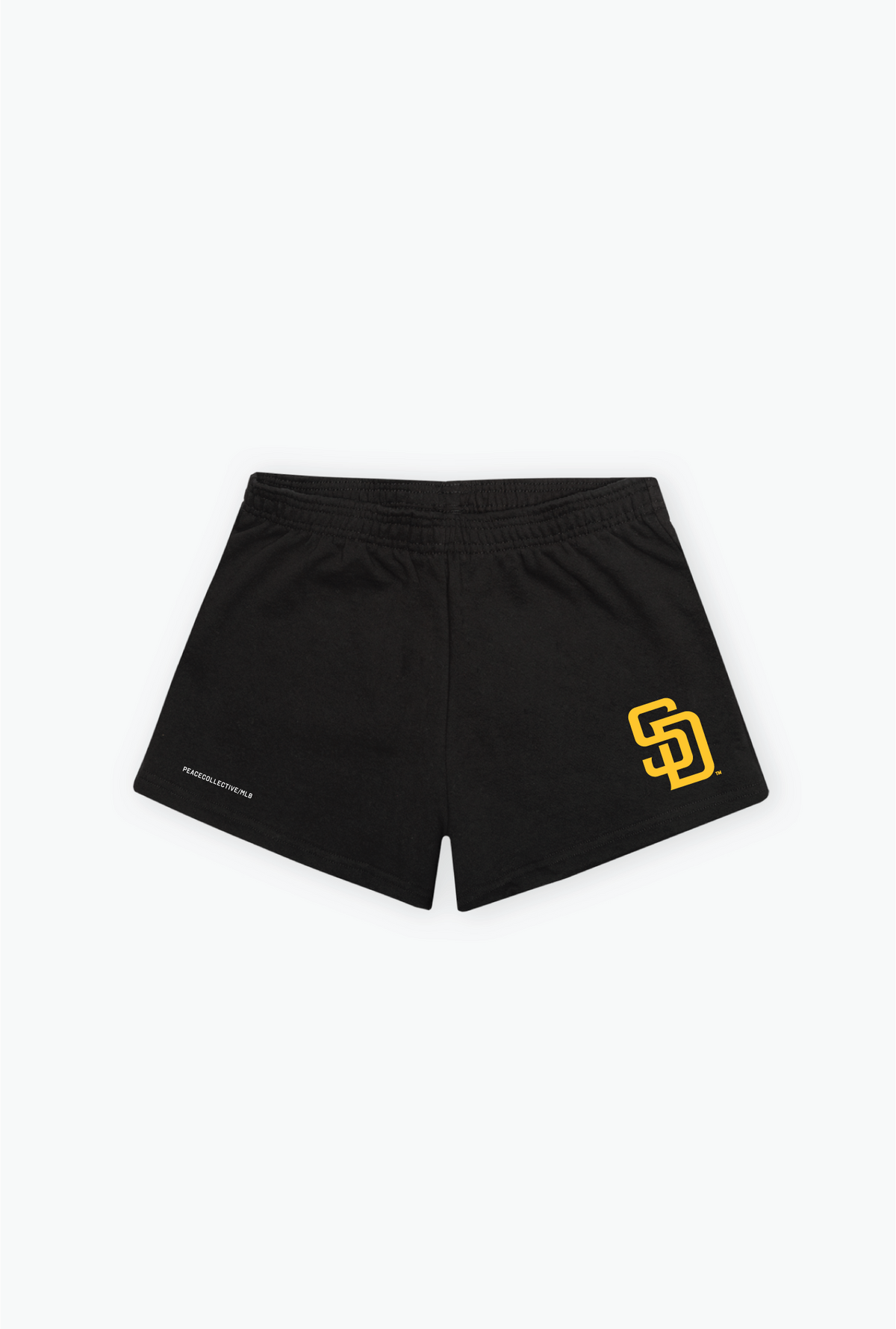 San Diego Padres Women's Fleece Shorts - Black