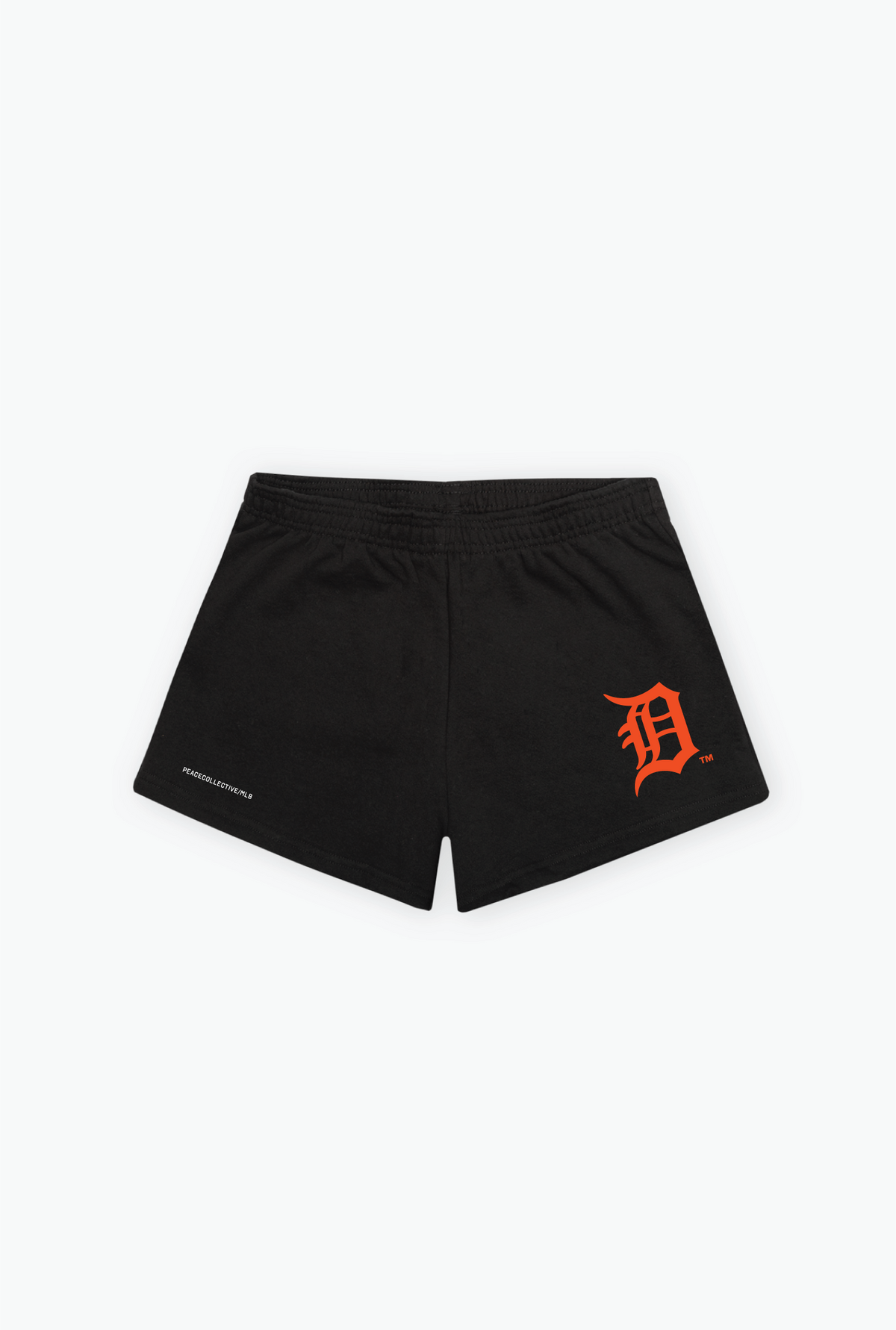 Detroit Tigers Women's Fleece Shorts - Black