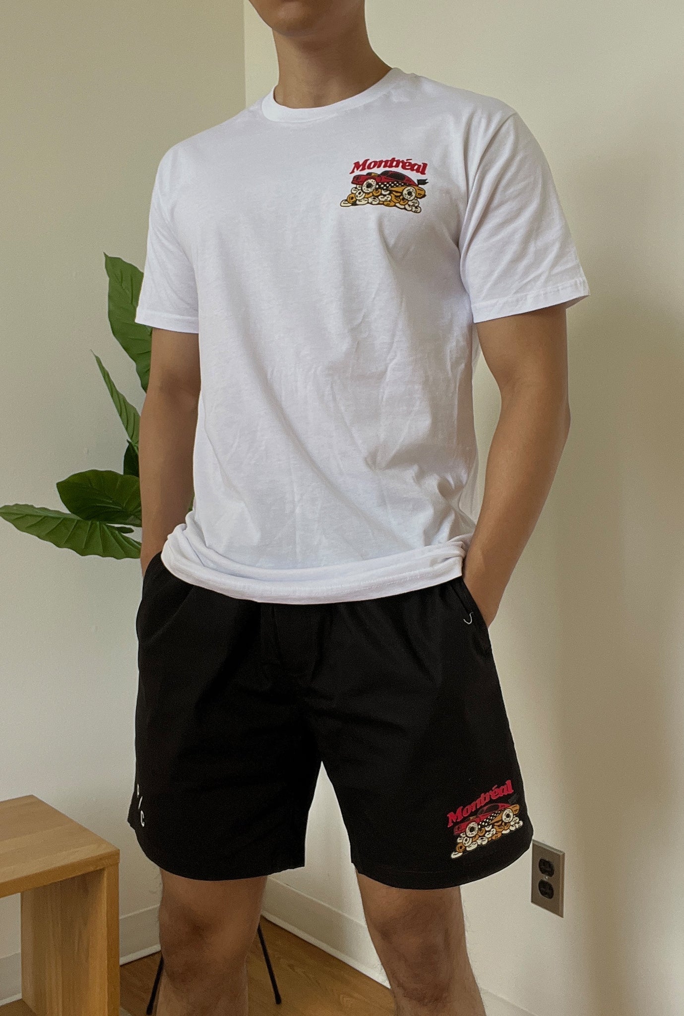 T-shirt Grand Prix Bagel Shop de Montréal - Blanc