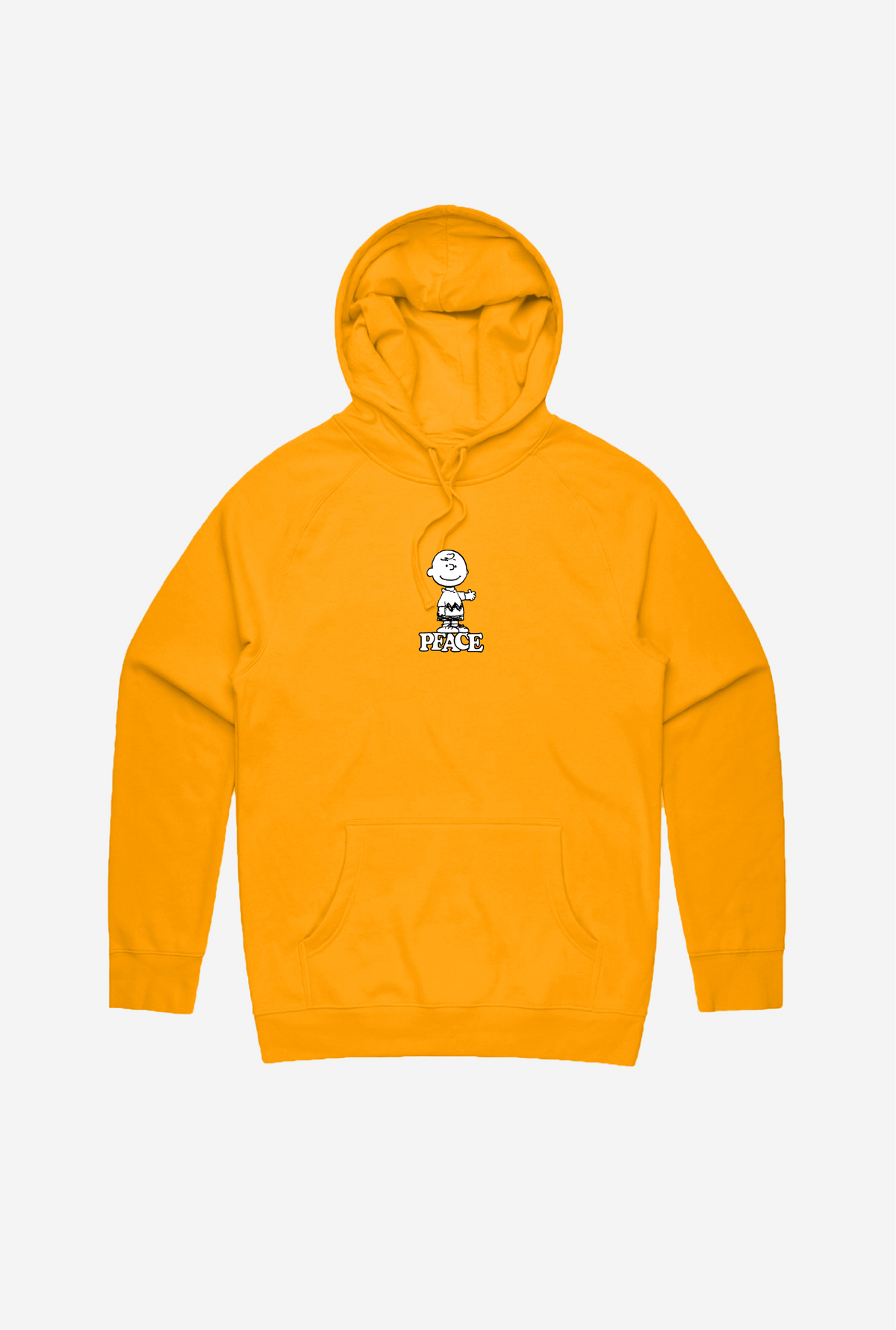 Charlie Brown Peace Hoodie - Yellow