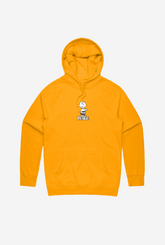 Charlie Brown Peace Hoodie - Yellow