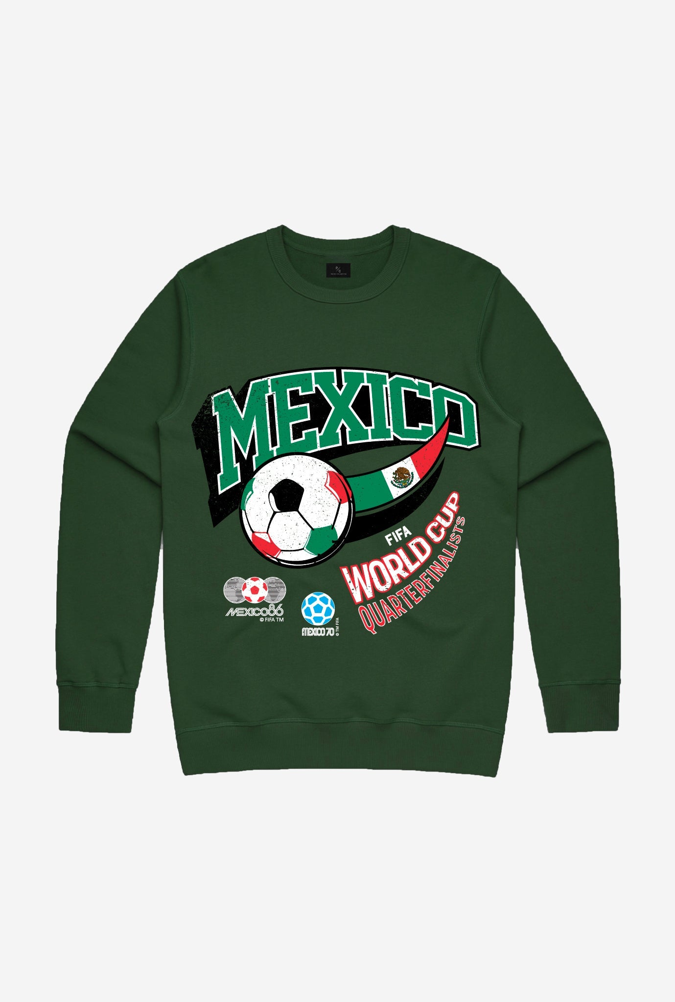 FIFA Historic World Cup Mexico Crewneck - Forest Green