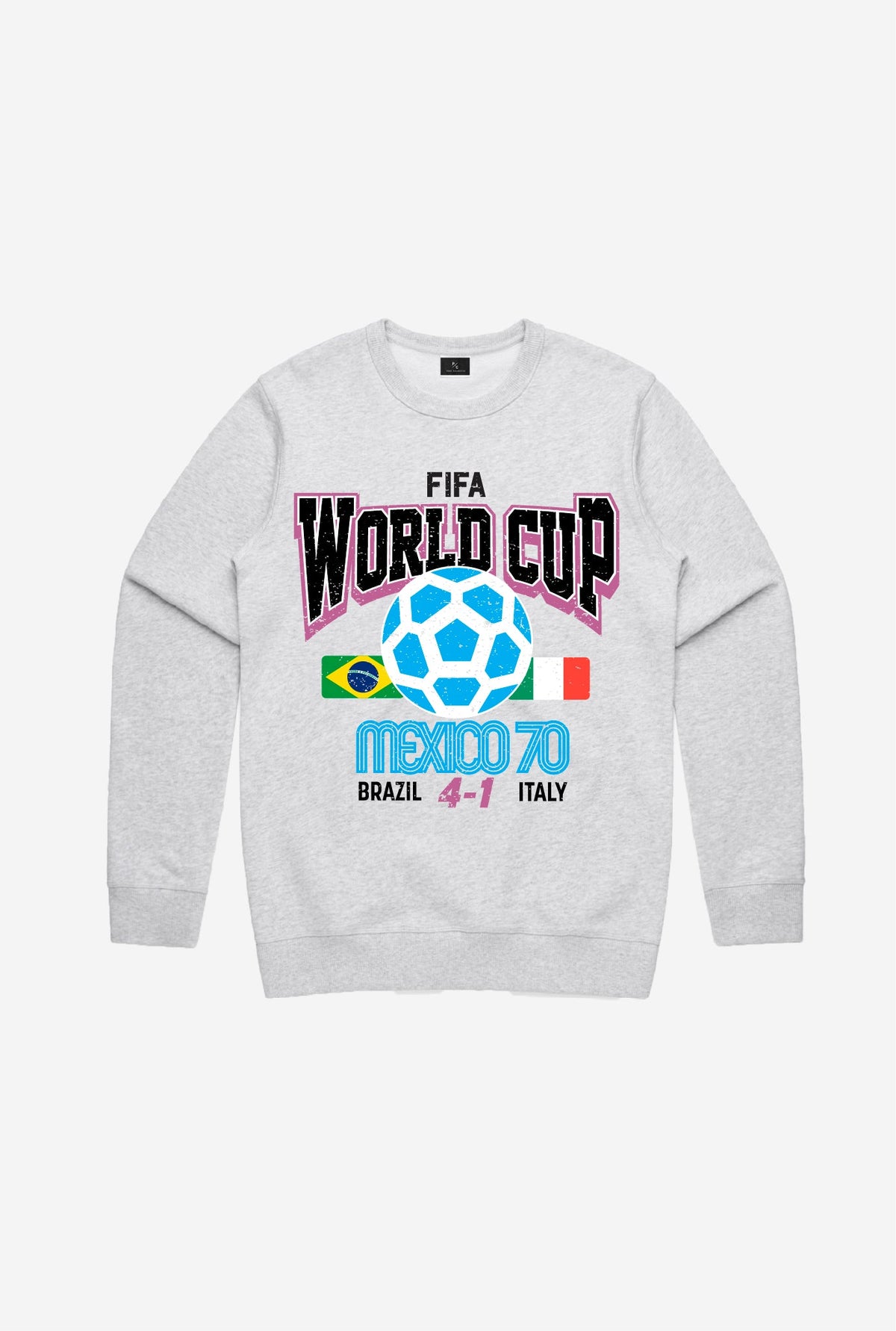 FIFA World Cup Mexico 1970 Final Crewneck - Ash