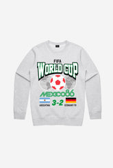 World Cup Finals Mexico 86 Vintage Crewneck - Cendre