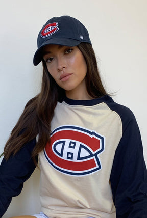 Montreal Canadiens Clean Up Cap - Navy